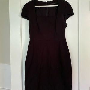 Banana Republic Black Shortsleeve Sheath Dress